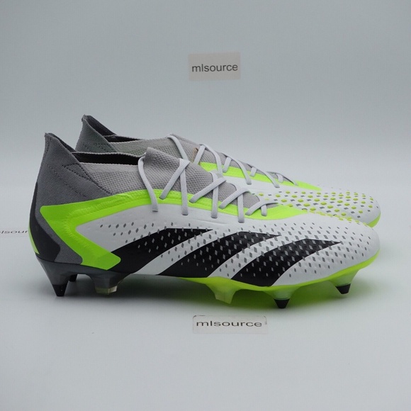 NEW Size 10 Men's adidas Predator Accuracy.1 SG Soccer Cleats IF2294 Cloud White - Picture 3 of 8